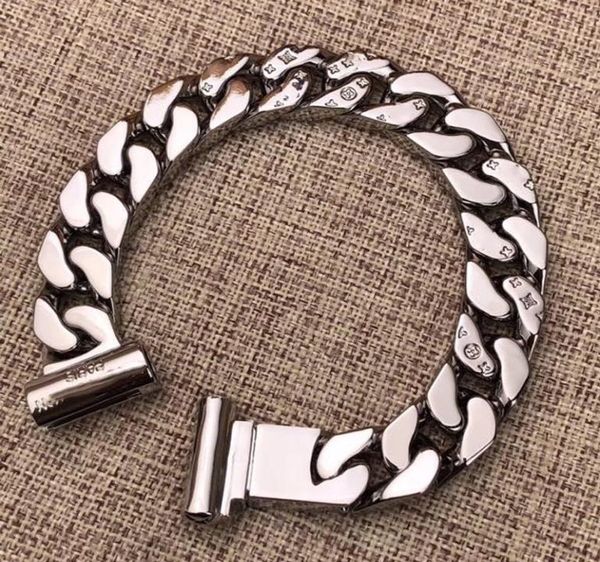 

stainless steel bracelets curb cuban chain mens jewellery fashion men039s and women039s bracelets punk style gift for boyfri1429446, Black