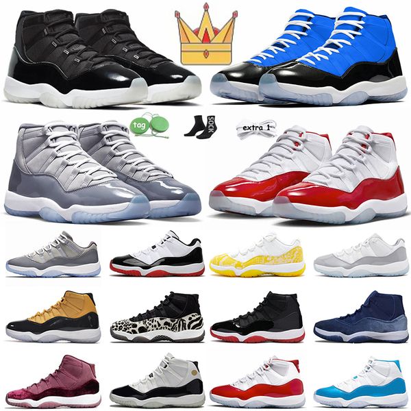 

cherry 11 11s basketball shoes men women low cherry cool grey 11s pink 25th anniversary bred pantone pure violet plate-forme trainers sport