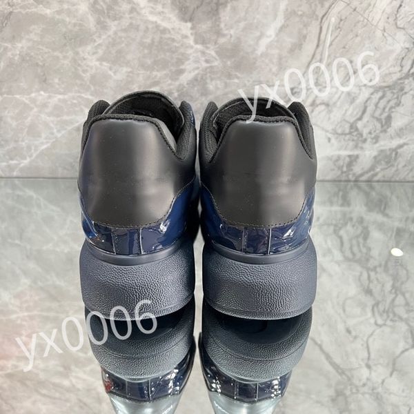 

new fashion sneakers platform sole shoes women men casual shoe brand iconic designer classic white style, Black