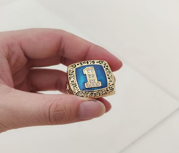 

1992 duke blue devils basketball national champions ring souvenir men fan gift 2020 whole drop 4238395, Silver