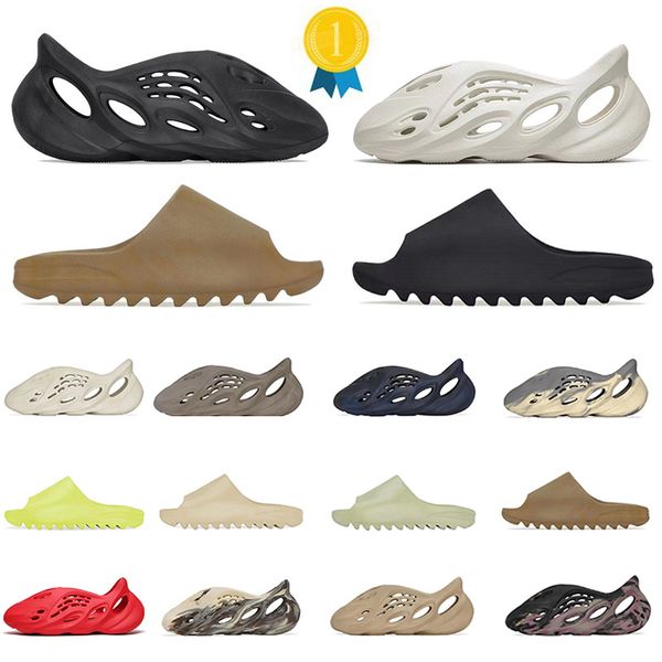 

slippers summer slides shoes mens womens onyx beach sandals desert sand bone pure resin orange earth brown soot men fashion mens womens, Black