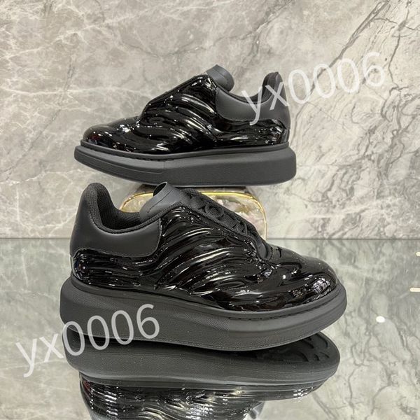 

2023 luxurys fashion sneakers platform sole shoes women men casual shoe brand iconic designer classic white style, Black