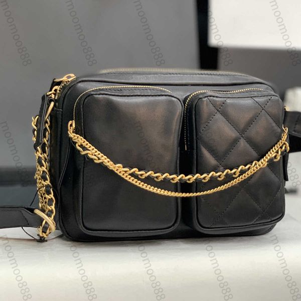 

10a mirror quality designer small camera case bag women real leather calfskin quilted purse luxury black handbag crossbody shoulder strap bo