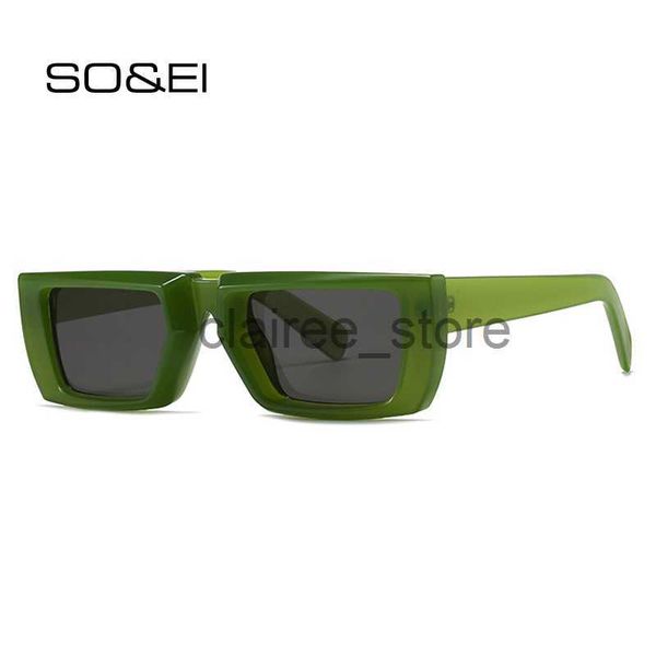 

sunglasses so ei fashion small rectangle sunglasses women retro jelly color gradient shades uv400 men trending y2k punk square sun glasses j, White;black