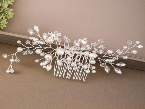 

clips jewelryclips barrettes jewelry handmade color rhinestone comb hair ornaments women pin bridal wedding headpieces drop deli2611456, Golden;silver