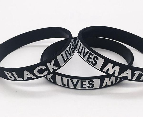 

black lives matter bracelet silicone rubber wristband wrist band sport bangle for men women gift ljjk21848814323, Red;brown