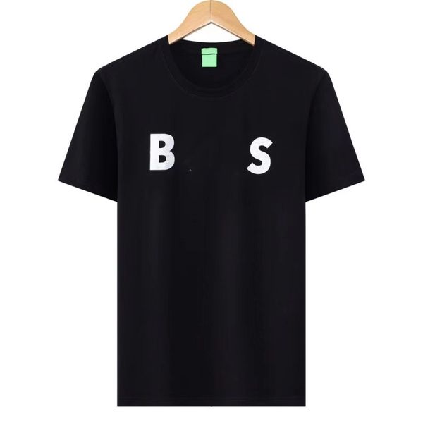 

2023 bosss sthirt mens polo clothes shirt business casual fit lapel double yarn letter print cotton m-xxxl fashion short sleeved luxury clot, White;black