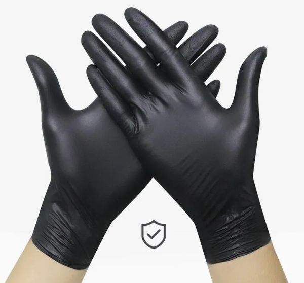 

five fingers gloves special kitchen thick nitrile surgical dishwashing silicone rubber skin, Blue;gray