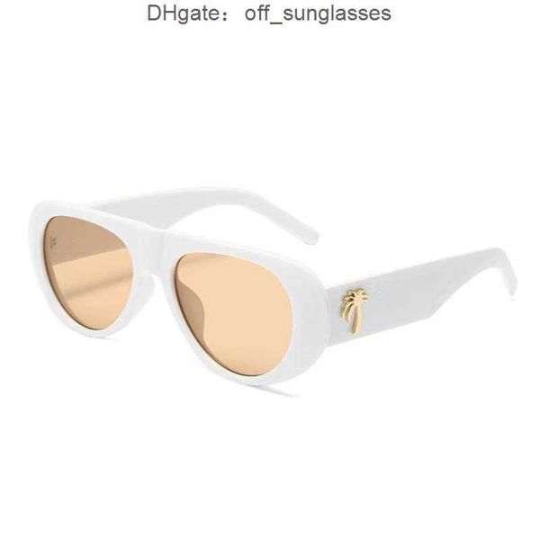 

relief palm tree designer vintage sunglasses men women sun glasses goggle beach adumbral 6hdg, White;black