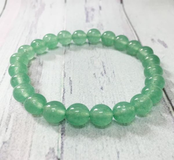 

mg0336 8 mm green aventurine bracelet yoga spiritual gift for women balance wrist mala yoga beads bracelet8939580, Black