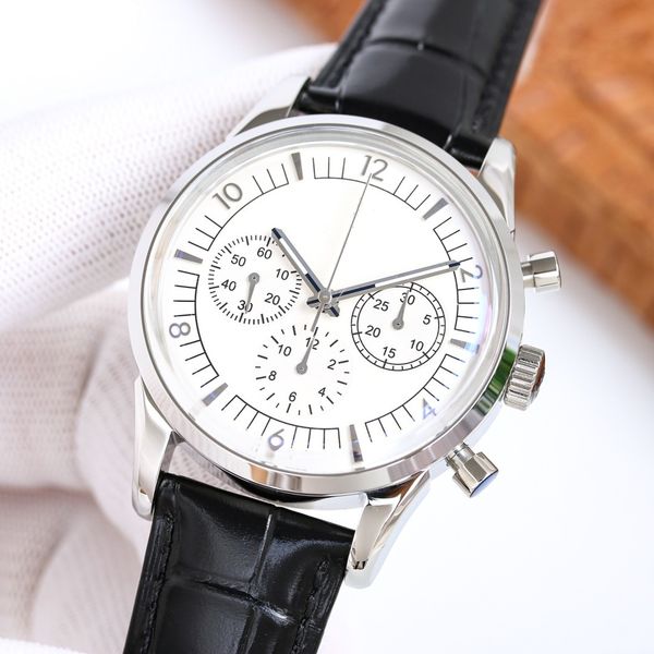 

high-quality watch, luxury watch, complex chronograph series, men's watch, movement model 7750 upgraded version, case 316l all steel, s, Slivery;brown