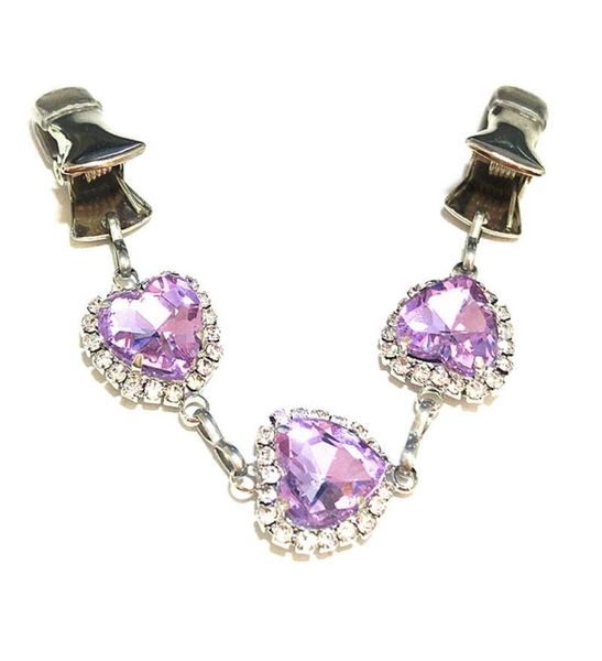 

pins brooches romantic lavender heart cinch cardigan dress costume sweater clip cloak clasp women crystal brooch scarf clamps4630472, Gray