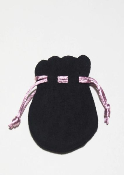 

jewelry pouches bags black velvet fit for pandora 925 sterling silver charm bead bracelet necklace fashion packaging8246034, Pink;blue