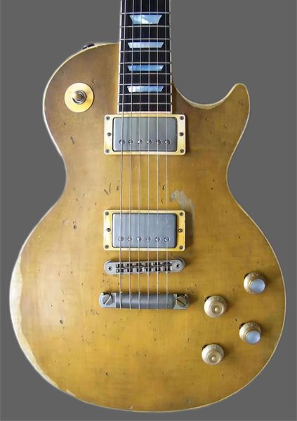 

collectors choice #2 gary moore tribute 1959 unburst butterscotch flame maple relic elecitrc guitar