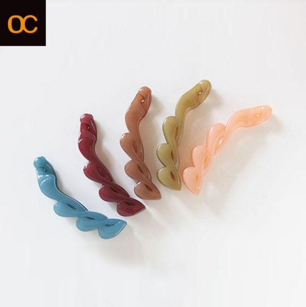 

girls hairpin simple and wild hair accessories headdress fashion vertical clip grab horse clip delivery2136713, Black;brown