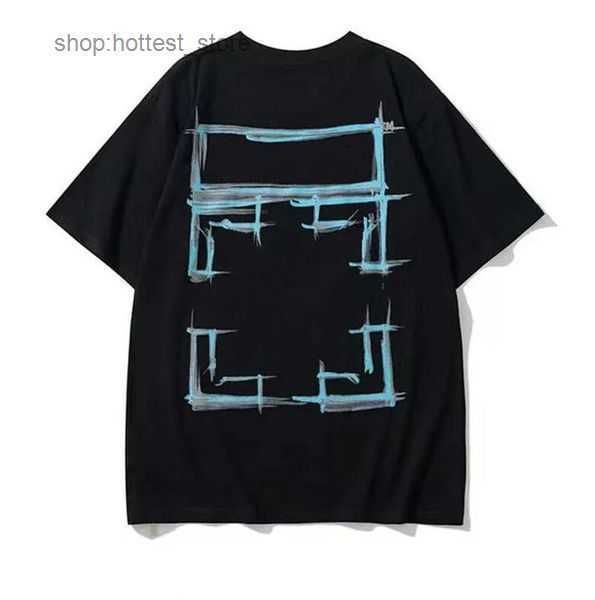 

designer fashion luxurys offs clothing mens and women loose tees man casual street graffiti shirt sweatshirt off men's t-shirts white, White;black
