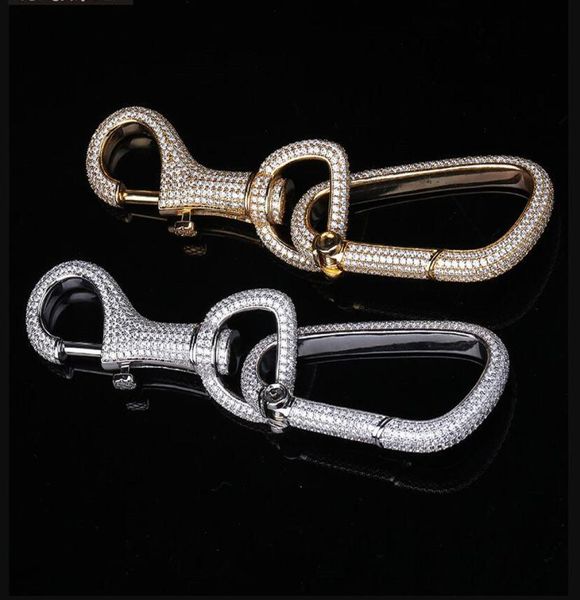 

zircon keys for men and women waist hanging keys chain rings car knapsack hanging rings4653488, Silver