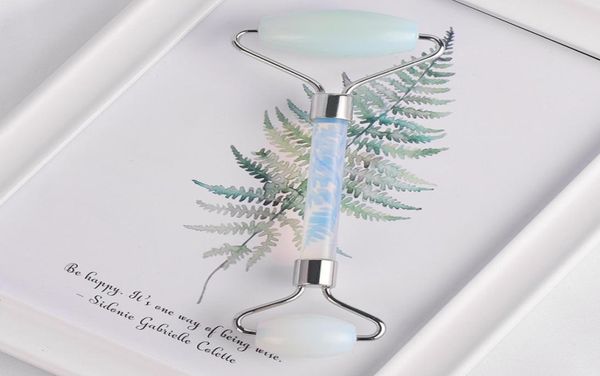 

premium quality no noise real opal jade stone face roller skincare therapy tool jade facial roller6371585