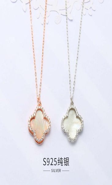 

necklace sterling silver necklace clover niche design advanced necklace6505586