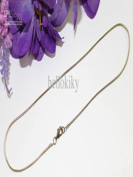 

12pcs 1.5mm antiqued bronze chain necklace 18" #2255307514297, Silver