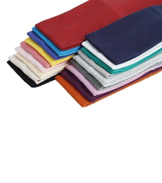 

new cotton women solid wide headband sport yoga dance biker stretch ribbon hair bands elastic head wrap headwear wash hair7791717, Silver