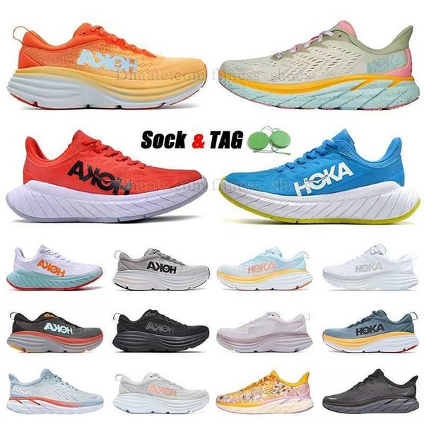 

hokas shoes one bondi 8 clifton athletic runner sneakers hokas carbon x 2 shadow triple black white harbor lunar rock women mens trainers li
