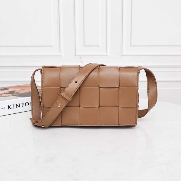 

designers bag veneta bottega sheepskin woven bag five grid pillow bag small square bag one shoulder crossbody messenger