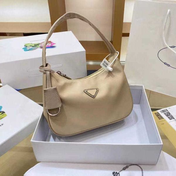 

designers bags prad women shoulder bag fashion luxury handbags high-capacity armpit baguette nylon handbag personality minority macarone col