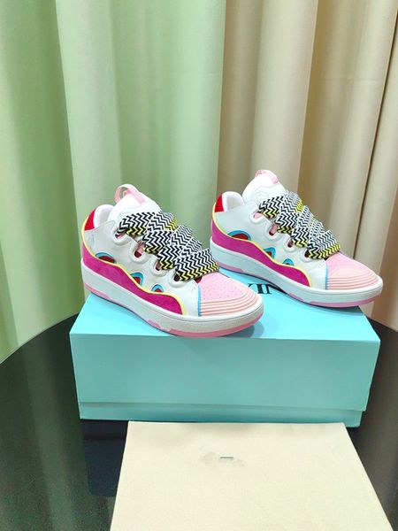 

2023 new men women casual shoes italy triple black gold multi color suede floral purple reflective height reaction designer sneakers trainer