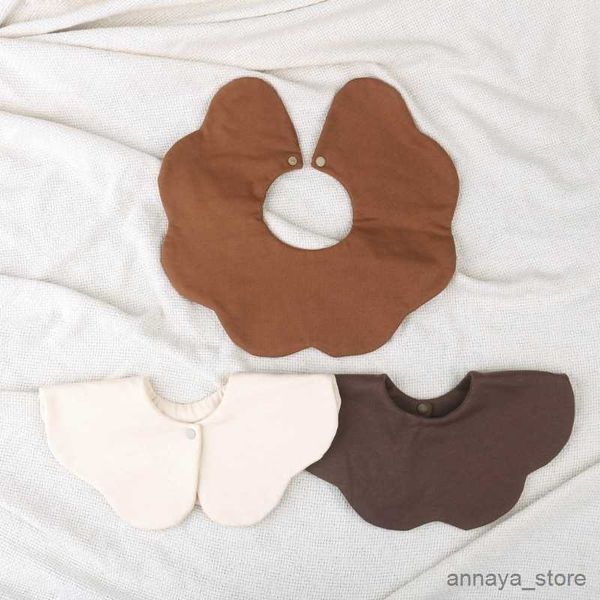 

bibs cloths cotton baby bib newborn cloth solid color feeding bib bibs r230628