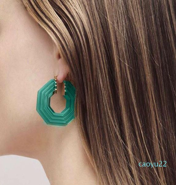 

geometric angular pendant with cool wind style drop earrings1102441, Golden