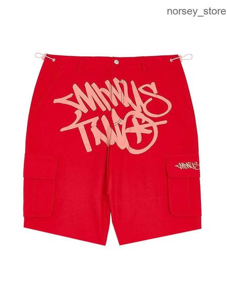 

american work shorts trendy mini two pocket high waisted straight leg printed hip-hop cortez y2k pants aik3, White;black