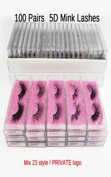 

203050100 pairs whole mink eyelashes box packaging dramatic fake eyelashes faux mink lashes fluffy makeup lashes2273661