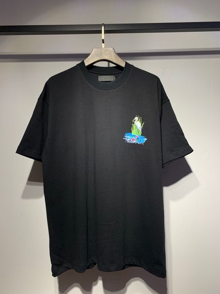 

men's plus tees & polos round neck embroidered and printed polar style summer wear with street pure cotton 112ed, Black;brown