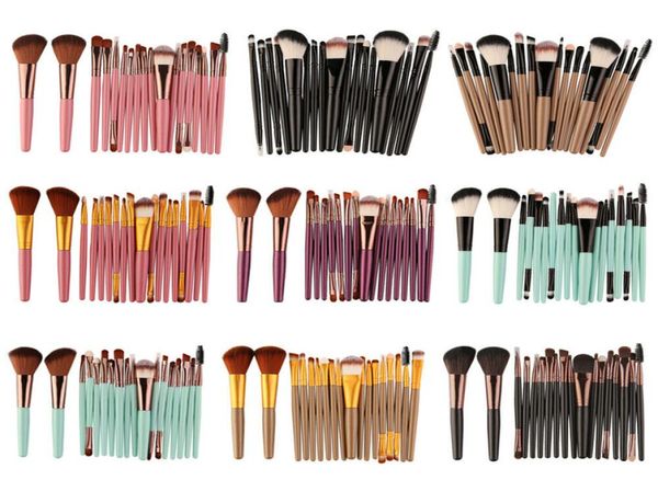 

18pcs makeup brushes set professional eyeshadowfoundationeyebrowpowder make up brushes comestic beauty eyeliner tool kit 7232395