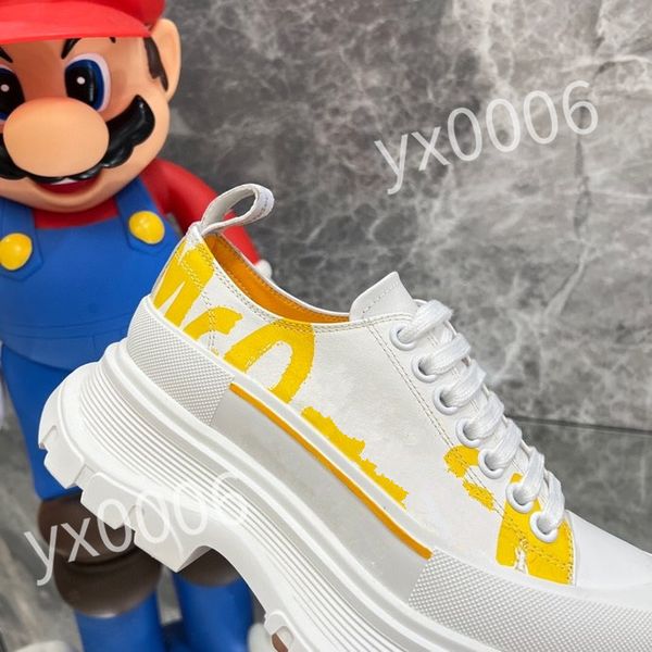 

2023 new designer flat sneaker trainer casual shoes denim canvas leather white fashion platform mens womens sneakers size 35-46, Black