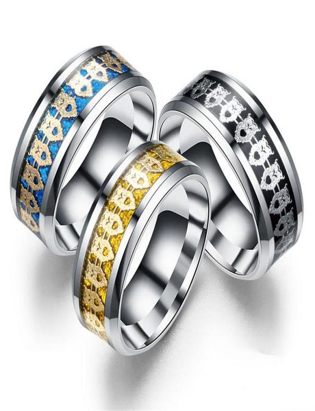 

4 colors owl 316l stainless steel jewelry love rings luxury ring engagement rings wedding bands2181204, Silver