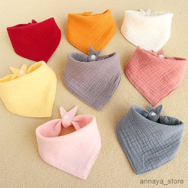 

bibs cloths baby feeding bibs cotton stuff newborn button soft saliva towel cloth feeding bibs for r230628