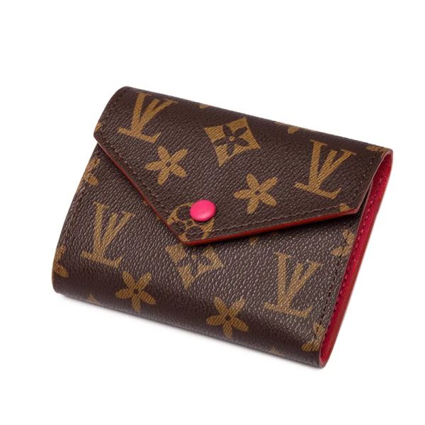 

luxury design wallet ladies genuine leather long wallets foldable coin purse foldables folder passport holder p bags with box aa, Red;black