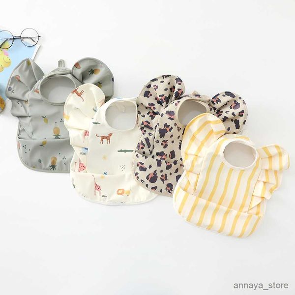 

bibs burp cloths baby bibs style angel feed pocket burp girl boy infant meals bib easy clean cute elephant bibs soft r230628
