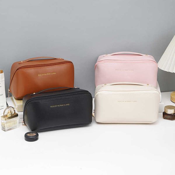 

happy fish makeup bag women's portable large capacity premium 2023 new travel wash bag cosmetics storage box