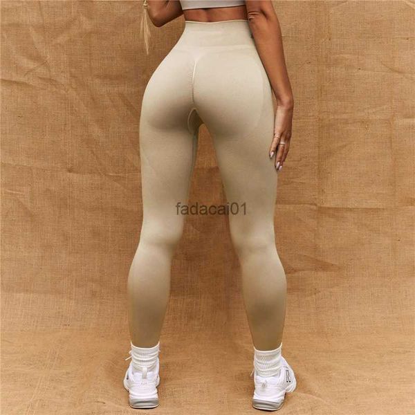 

plus size yoga leggings women ribbed waistband push up seamless pants fitness sports workout gym big girls running tights l230621, Black