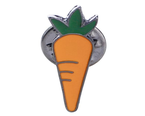 

lovely vegetables carrot brooch enamel pin for women kid bags badge fashion button pins denim jacket pins jewelry6176272, Gray