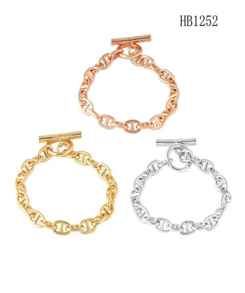 

2020 fahsion h bracelets womens cuff bracelets whole color fastness iced out bracelet designer bracelets mens chain bracelet2803872, Golden;silver
