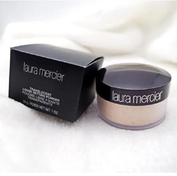 

laura mercier loose setting powder translucent mini pore brighten concealer nutritious firm sun block long-lasting face powder