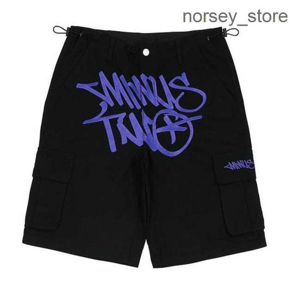 

american work shorts trendy mini two pocket high waisted straight leg printed hip-hop y2k pants 5 yfeg, White;black