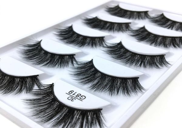 

g800 false eyelashes g801 g802 g803 g804 g805 g806 natural thick handmade 5 pairs whole8528195