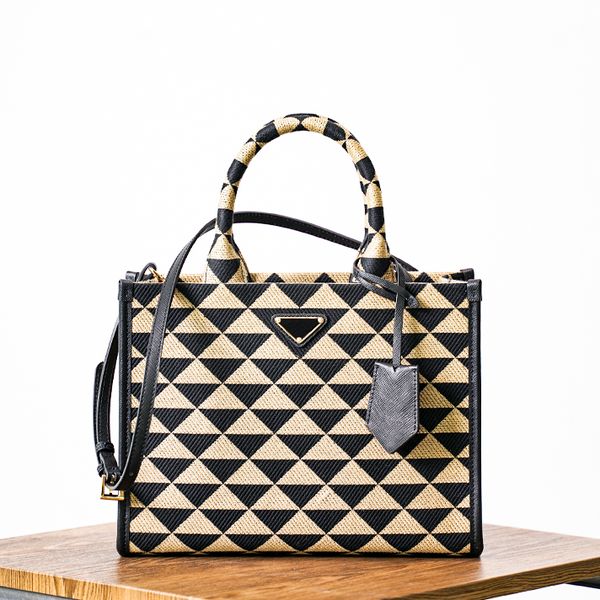 

symbole triangle prad embossed shoulder bag luxury designer cross body handbag shopper totes bag women purse mens fashion weekender travel c