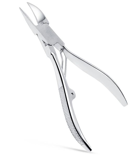 

toenail clipper heavy duty nail clipper with antislip handle stainless steel nail cutter nail scissor for thick and ingrown toena5143946, Silver