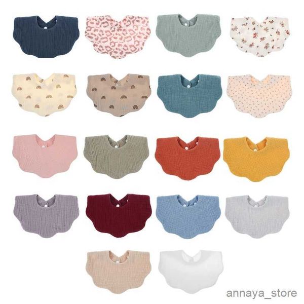 

bibs cloths baby shape feeding bib cloth scarf printed saliva towel r230628